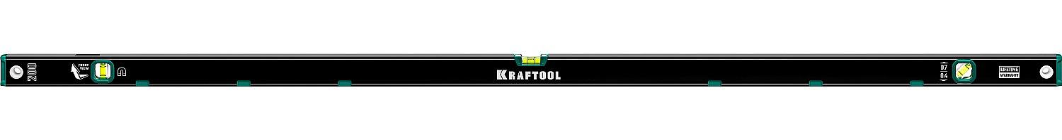 KRAFTOOL 2000 мм, усиленный профиль, с зеркальным глазком, магнитный уровень (34785-200) фото 9