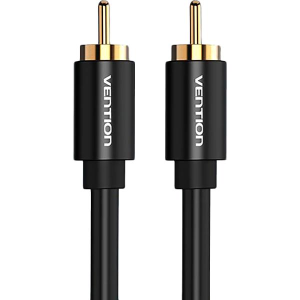 Кабель Vention аудио RCA M/RCA M - 1м Чёрный Кабель Vention RCA(m)/RCA(m) - 1 м (VAB-R09-B100) фото 3