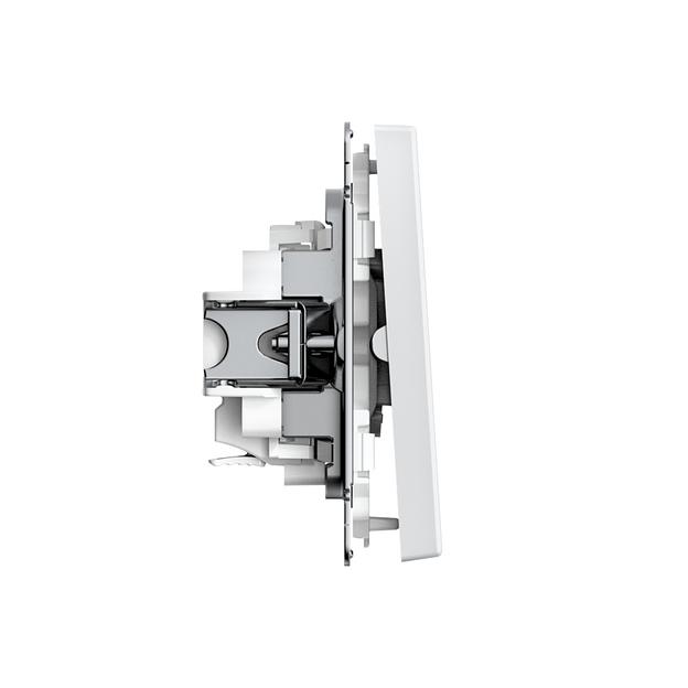 ARTGALLERY 2-клавишный ВЫКЛЮЧАТЕЛЬ, 10АХ, механизм, быстрозажимные клеммы, ЛОТОС фото 3