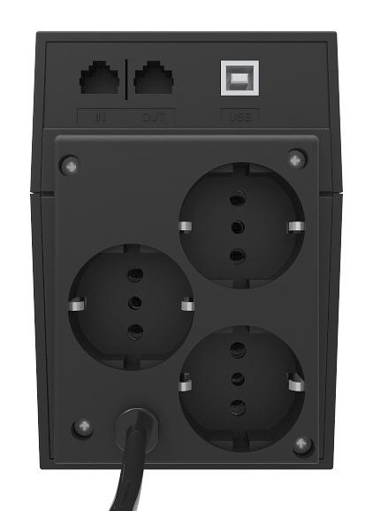 Источник бесперебойного питания Powercom Raptor RPT-600AP EURO фото 2