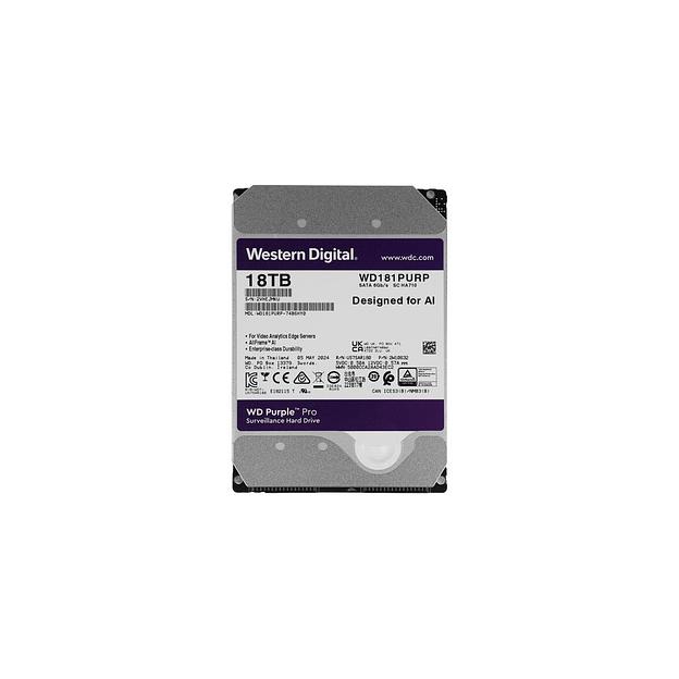 Жесткий диск WD Purple Pro WD181PURP, 18ТБ, HDD, SATA III, 3.5" фото 1