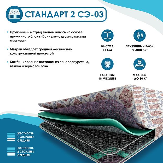 Матрас Стандарт 2 СЭ-03 фото 1