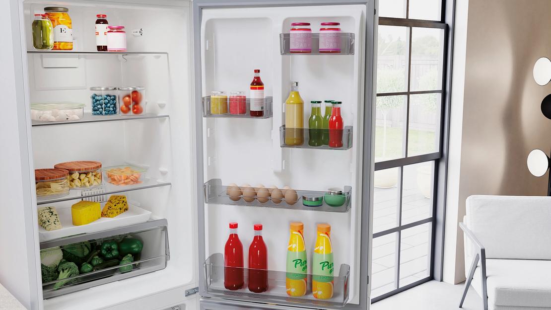 Холодильник Hotpoint HT 4180 W 2-хкамерн. белый/серебристый (двухкамерный) фото 5