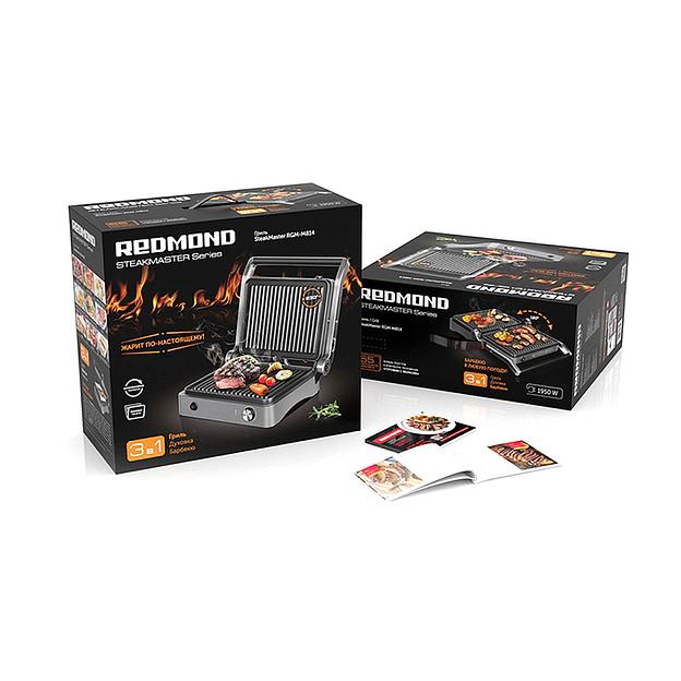 Гриль REDMOND SteakMaster RGM-M814 Серебро фото 3