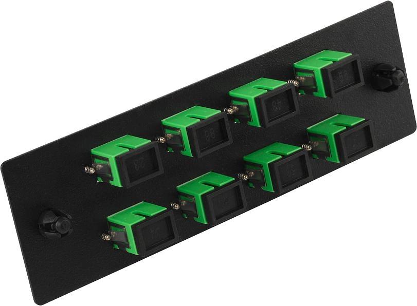 Адаптерная панель для кроссов LAN-FOBM с 8 дуплексными адаптерами LC/OS2 (LAN-APM-8x2LC/OS2) фото 1