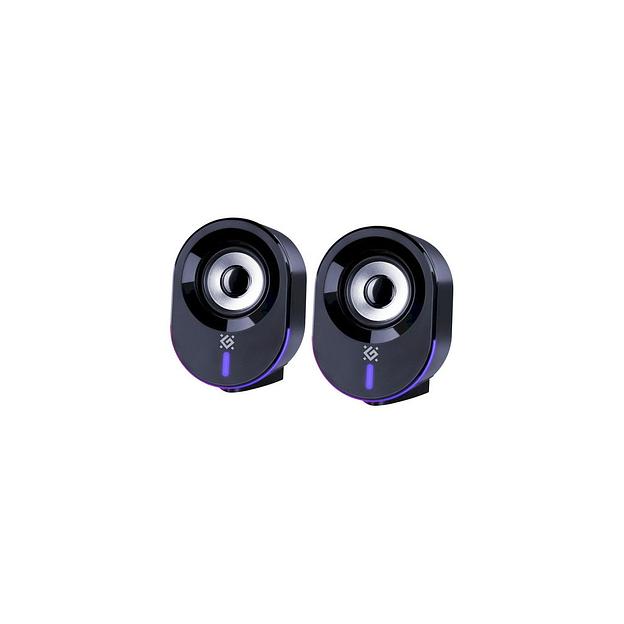 Колонки Bluetooth Defender Solar 8, 2.0, черный [65938] фото 1