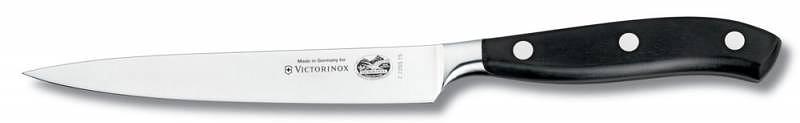 Набор ножей кухон. Victorinox Grand Maitre Cutlery Block (7.7243.6) компл.:6шт с подставкой черный подар.коробка фото 6
