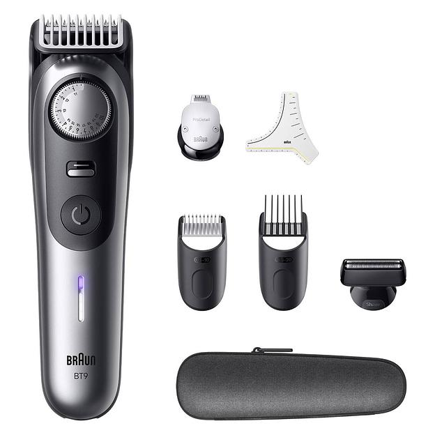 Braun Триммер S9 BT9520 для бороды 7в1 с футляром PowerBoost и подставкой для зарядки тип 5808 фото 1