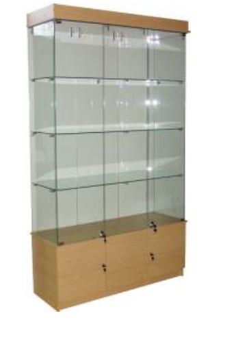 Витрина «Призма» ВЭДП 1260/3, 1260×450×2160 мм фото 1