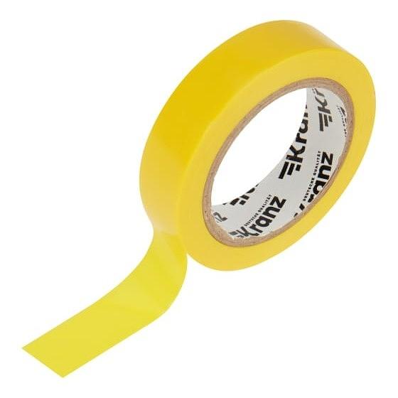 Rexant KR-09-2002 Изолента ПВХ 0,13х15 мм, 10 м, желтая (10 шт/уп) KRANZ фото 1
