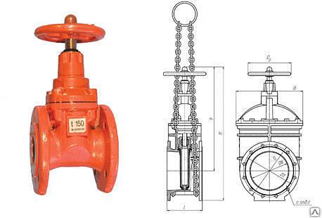 Задвижки Чугунные МЗВГ для труб фото 1