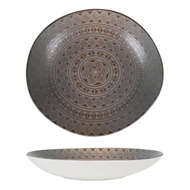 Тарелка d=260 мм. глубокая 1000 мл. h=47 мм. Дамаск, форма Ваго /1/6/ фото 1