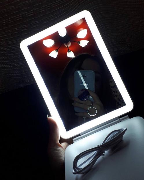 Зеркало-планшет настольное с подсветкой опт фото 1