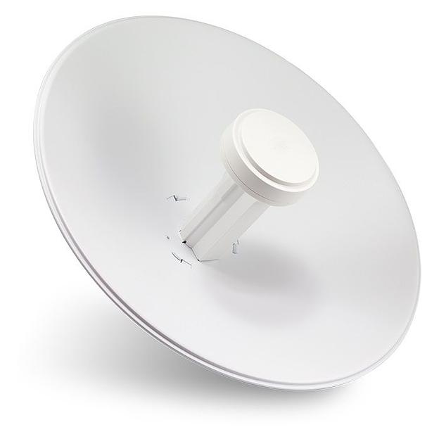 Точка доступа Ubiquiti PBE-M2-400 10/100BASE-TX компл.:параболический отражатель/антенна/крепления/адаптер белый фото 1