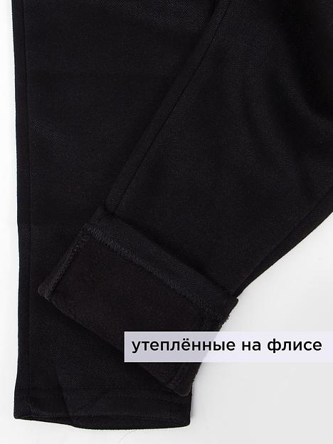 Брюки для девочки Соль&Перец чёрный, арт.SP24151 ОПТ фото 3
