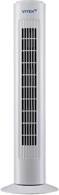 Вентилятор напольный Vitek VSF-2901 40Вт скоростей:3 белый фото 1