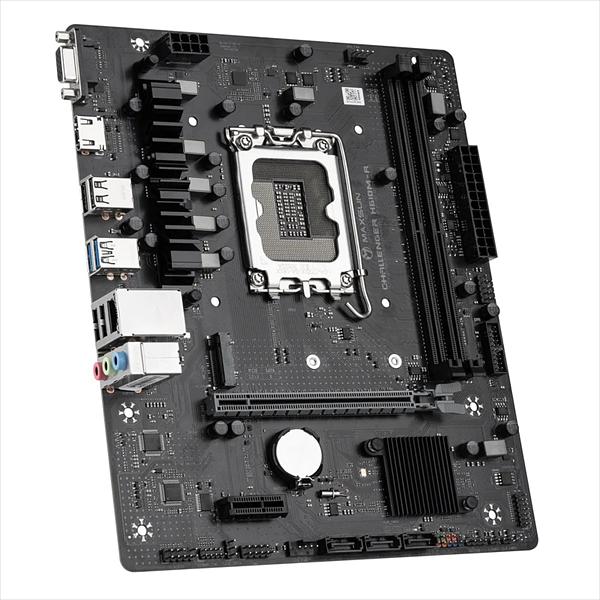 Материнская плата MAXSUN MS-Challenger H610M-R, LGA1700, H610, 2*DDR4, 3*SATA3, M.2, 2*USB 3.2, 4*USB 2.0, 1*PCIEx16, 1*PCIEx1, VGA+HDMI, mATX (MS-Challenger H610M-R) фото 4