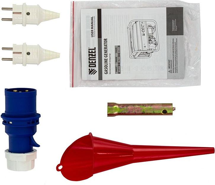 Генератор Denzel GE 7900 6.5кВт фото 9