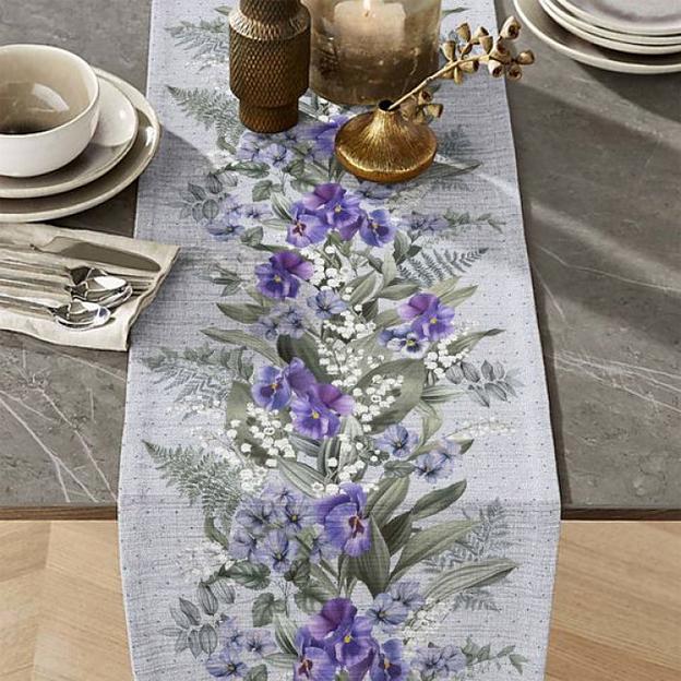 Тканевая дорожка арт. 61 «Даваллия» ОПТ фото 2