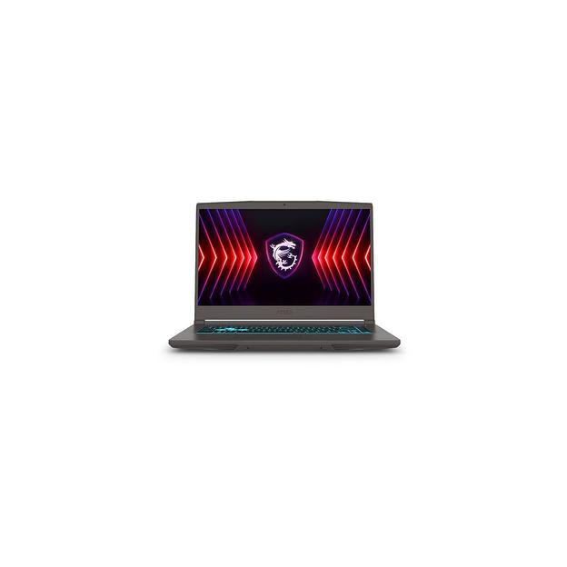 Ноутбук игровой MSI Thin 15 B12UC-1433XRU 15.6", IPS, Intel Core i5 12450H 2ГГц, 8-ядерный, 8ГБ DDR4, 512ГБ SSD, NVIDIA GeForce RTX 3050 для ноутбуков - 4 ГБ, FreeDOS, серый [9s7-16r831-1433] фото 1