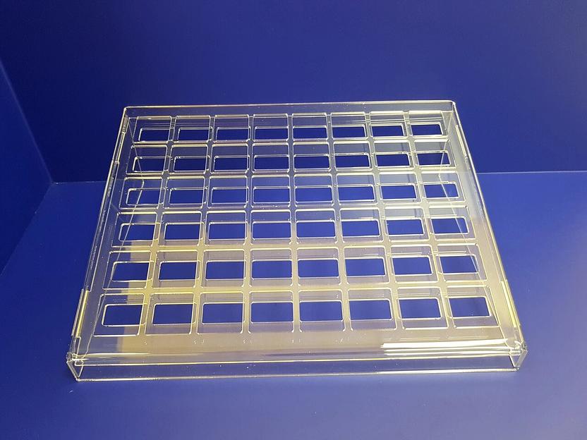 Подставка для лаков настольная 48 ячеек. фото 6