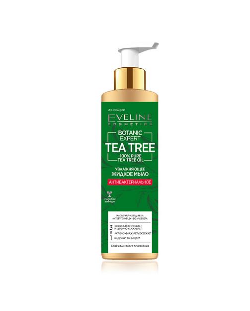 Увлажняющее жидкое мыло «Botanic Expert» от Eveline антибактериальное с чайного дерева 3в1 опт фото 1