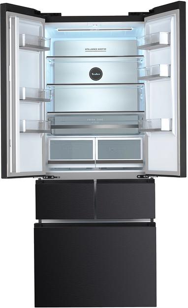 Холодильник Tesler RFD-427BI 2-хкамерн. графит глянц. инвертер фото 1