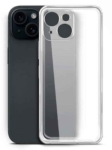 Чехол (клип-кейс) BoraSCO для Apple iPhone 15 Plus прозрачный (72410) фото 1