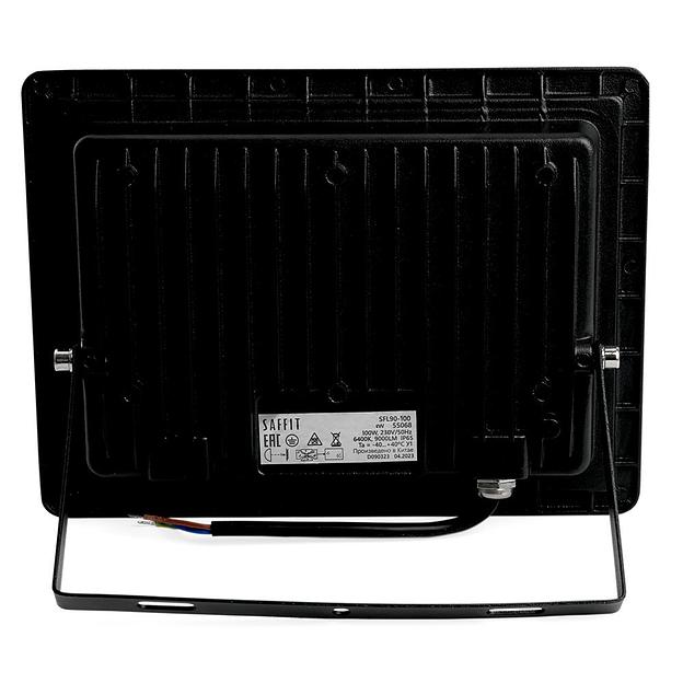 Прожектор светодиодный ДО-100w 6400К 9000Лм IP65 черный фото 4