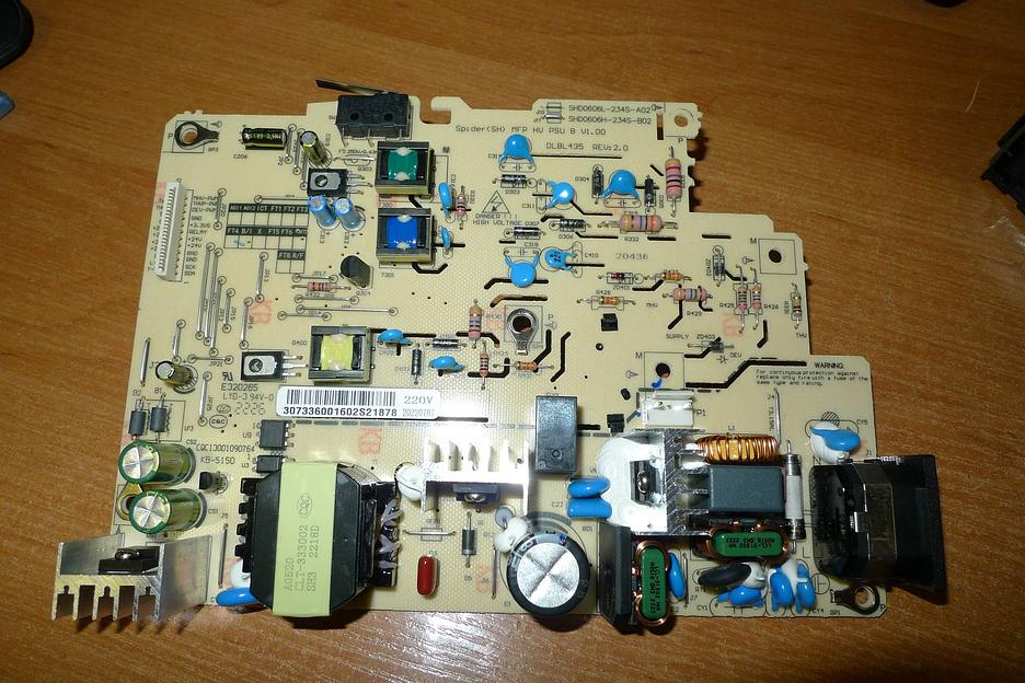 Плата питания Pantum M6200/6500/6550/6600 (301022743001/307336001602/301022142001) OEM фото 1