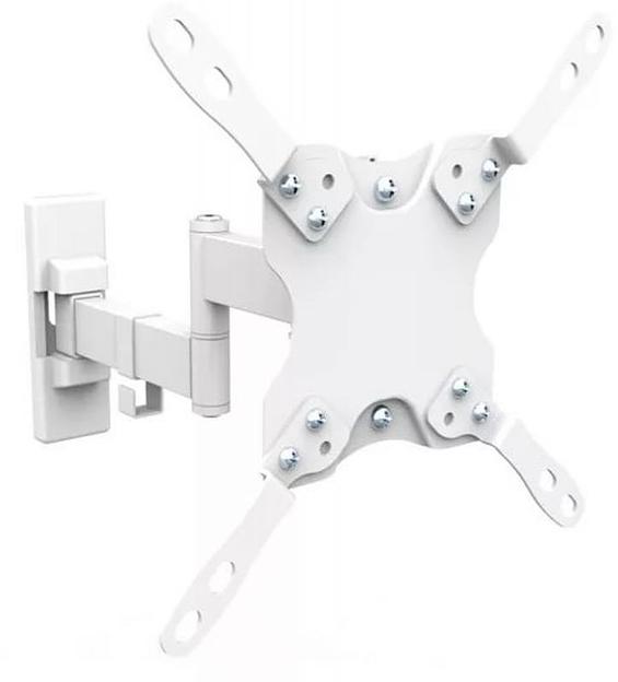 Кронштейн для телевизора Ultramounts UM 864W белый 13"-42" макс.20кг настенный поворотно-выдвижной и наклонный фото 1