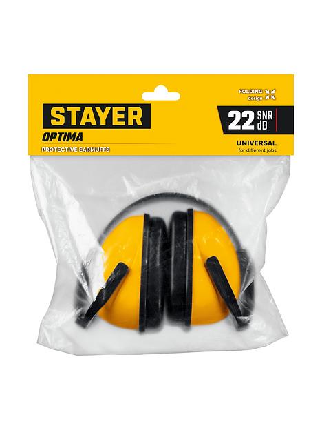 STAYER OPTIMA, защита до 102 дБ, защитные наушники (11181) фото 9