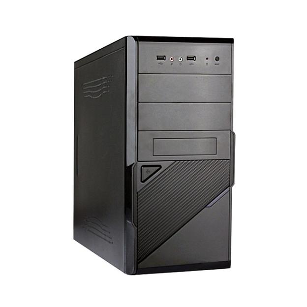 Exegate EX284019RUS Корпус Minitower BA-201 Black, mATX,, 2*USB, Audio фото 1
