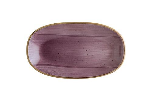 Блюдо овальное 150*85 мм. Блэкберри, форма Гурмэ /1/12/ фото 1
