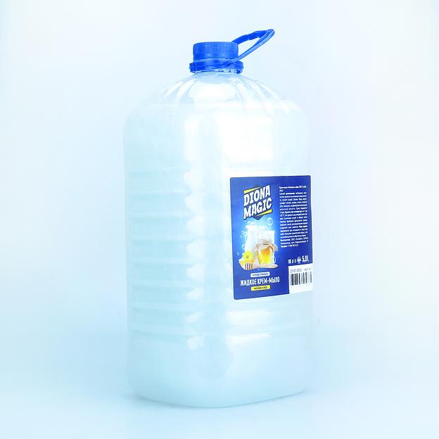 DIONA MAGIC жидкое крем-мыло Молоко и Мёд ПЭТ 5л фото 2