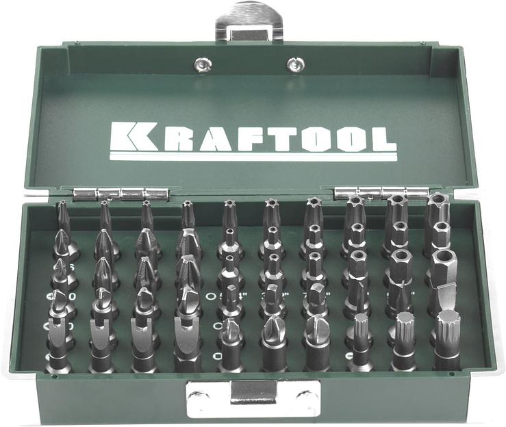KRAFTOOL X-Drive, 50 шт, набор кованых торсионных бит (26065-H50) фото 2