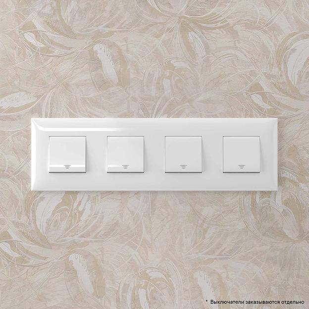 Рамка "Avanti", "Белое облако", 4 поста (8 мод.) DKC 4400908 фото 6