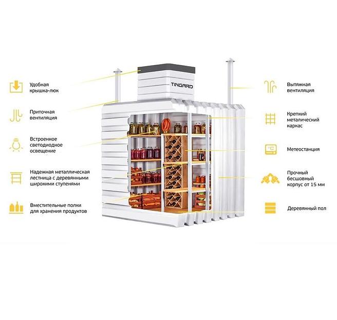 Погреб пластиковый Тинград 1900Б фото 4