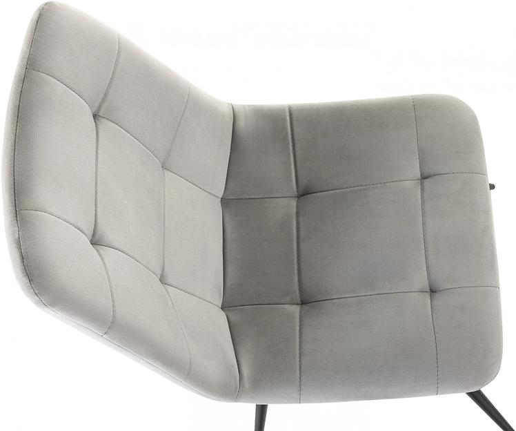 Стул для дома Бюрократ CH-K1_4 комплект 4шт св.серый Holland 09 металл черный на ножках (CH-K1_1/HL09_4) фото 8