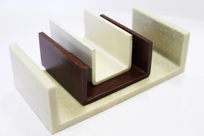 Профиль стеклопластиковый — швеллер 200×60×10 мм опт фото 1