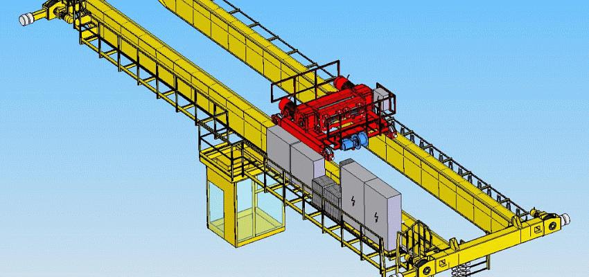Кран мостовой двухбалочный фото 2