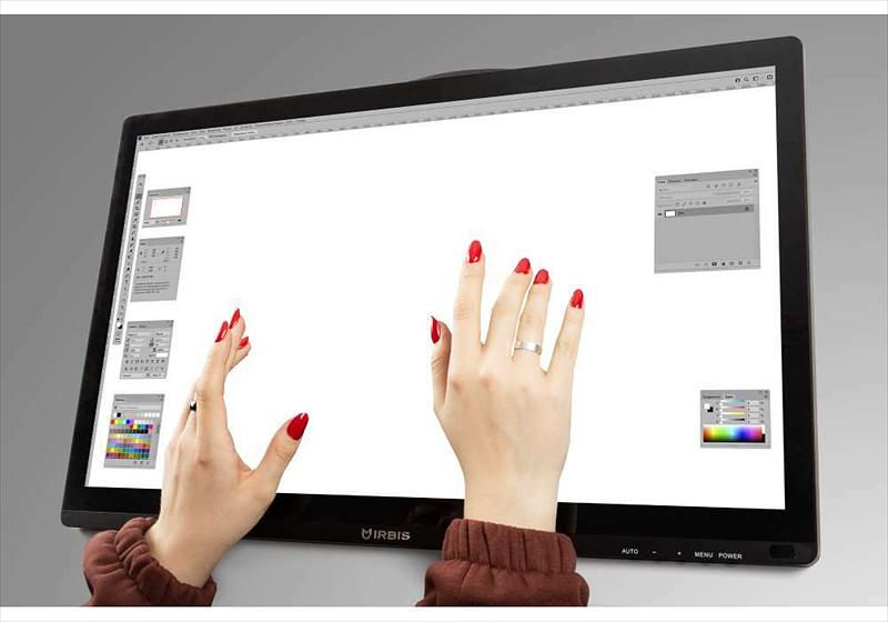 Монитор IRBIS SMARTVIEW 27'' LED Monitor Touch 1920x1080, 16:9, IPS, 250 cd/m2, 1000:1, 3ms, 178°/178°, VGA, HDMI, DP, USB, PJack, Audio output, 75Hz, Tilt, Height, Swivel, Pivot, Speakers,., Black NEW (ISM27FIDT) фото 2
