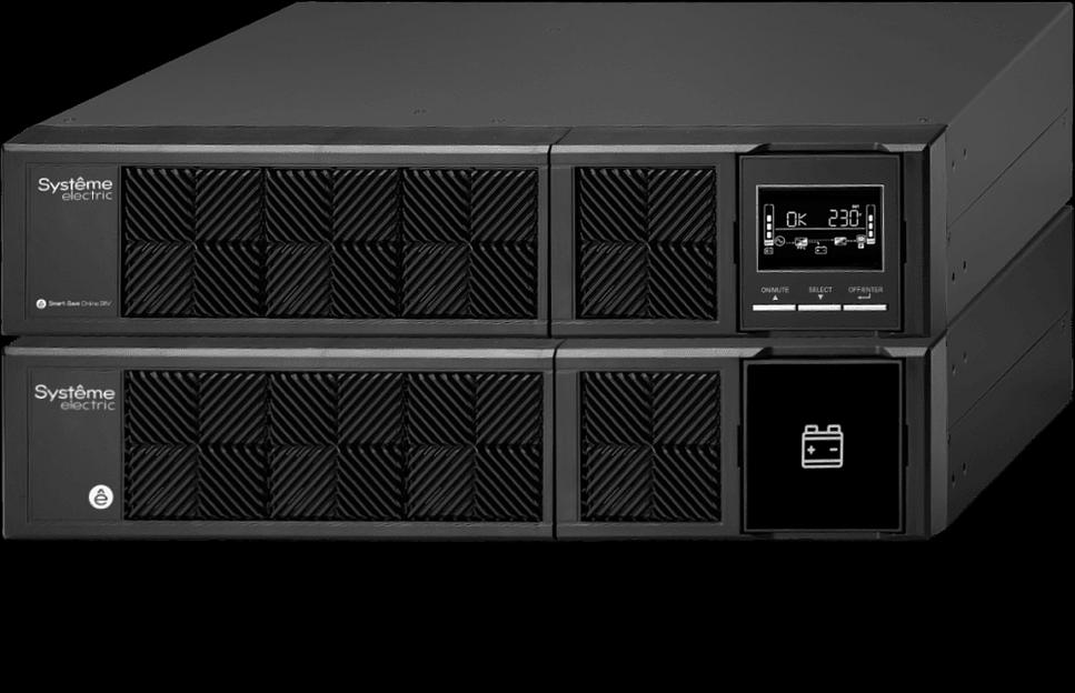 Источник бесперебойного питания Systeme Electriс Smart-Save Online SRV, 1000VA/900W, On-Line, Extended-run, Rack 2U(Tower convertible), LCD, Out: 6xC13, SNMP Intelligent Slot, USB, RS-232 (SRVSE1KRTXLI) фото 1