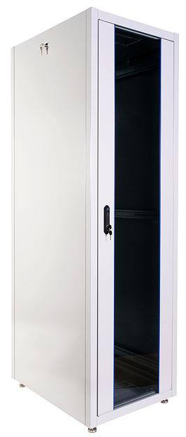 Шкаф коммутационный ЦМО (ШТК-Э-42.8.8-44АА) напольный 42U 800x800мм пер.дв.перфор. задн.дв.перфор. 2 бок.пан. 710кг серый 715мм 105кг фото 1