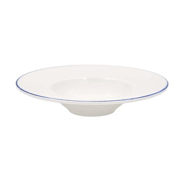 Тарелка для пасты d=280 мм.  400 мл. Ретро синий край, форма Банкет /1/6/ фото 1