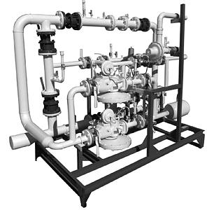 Пункты редуцирования газа узлом учета «Газовичок 30000» с основной и резервной линиями редуцирования фото 2