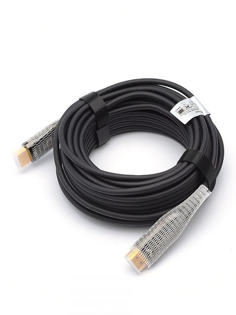Кабель HDMI 20 м (HIGH speed, Metal gold, Optical) 8K VER 2.1 ATcom HDMI 2.1 (m) - HDMI 2.1 (m) 20 м (AT8878) фото 8
