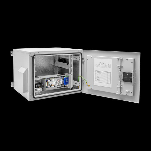 Шкаф уличный всепогодный 9U глубина 600мм (нагрев, охлаждение, контроль климата, ERD ) фото 5