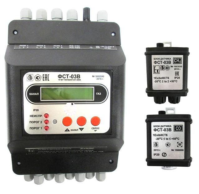Блок питания и сигнализации стационарного многоканального взрывозащищённого газоанализатора ФСТ-03В; от 1 до 8 каналов; 230 В; АРТ 23018 фото 1