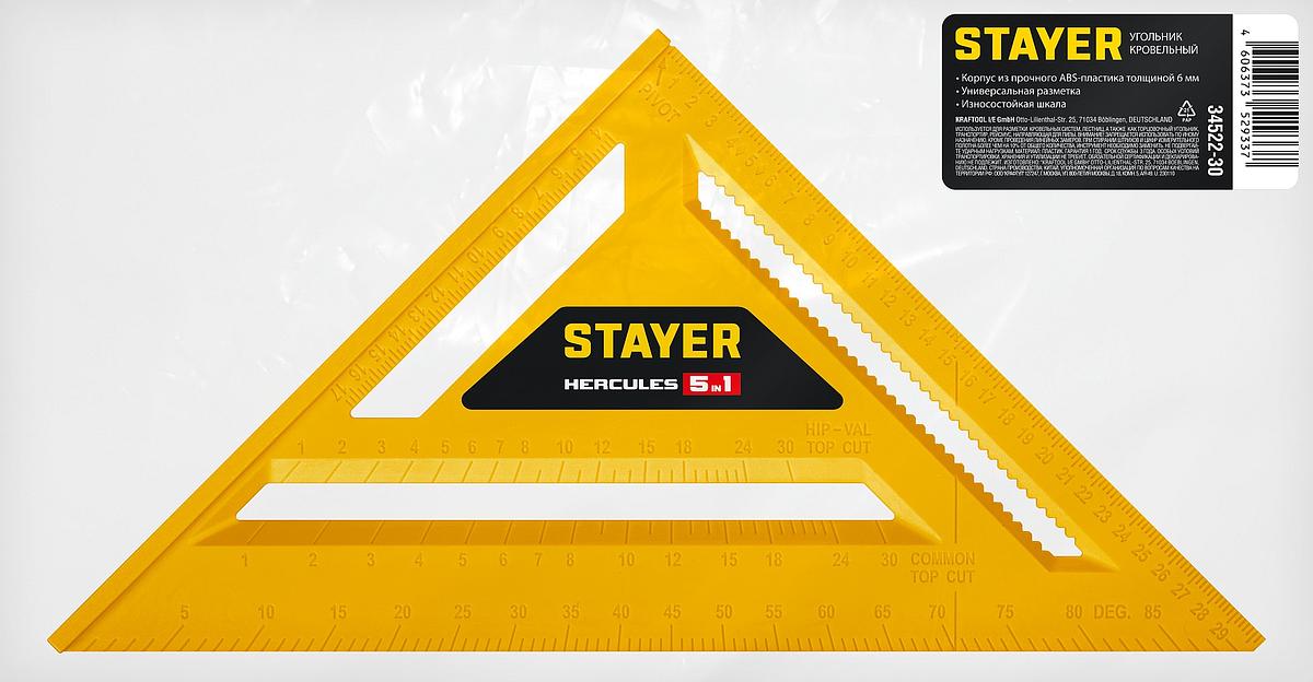 STAYER 305 мм, 5-в-1, универсальный кровельный пластиковый угольник (34522-30) фото 9